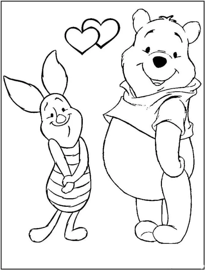 Dibujos para colorear e imprimir Winnie The Pooh