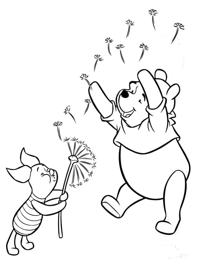 Dibujos para colorear e imprimir Winnie The Pooh