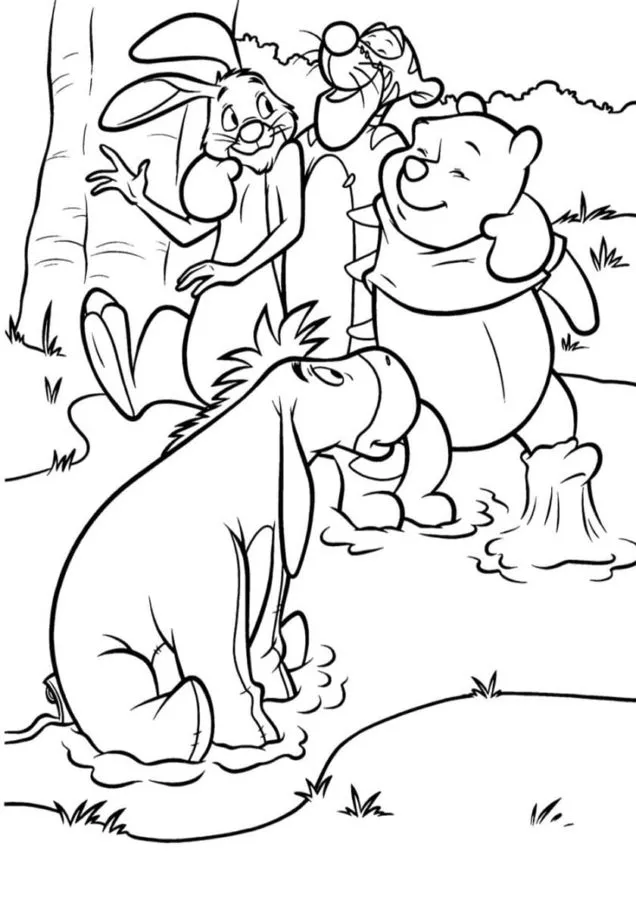 Dibujos para colorear e imprimir Winnie The Pooh