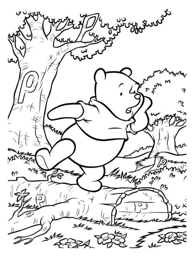 Dibujos para colorear e imprimir Winnie The Pooh