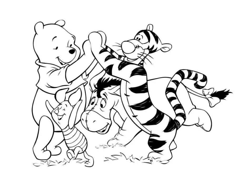 Dibujos para colorear e imprimir Winnie The Pooh