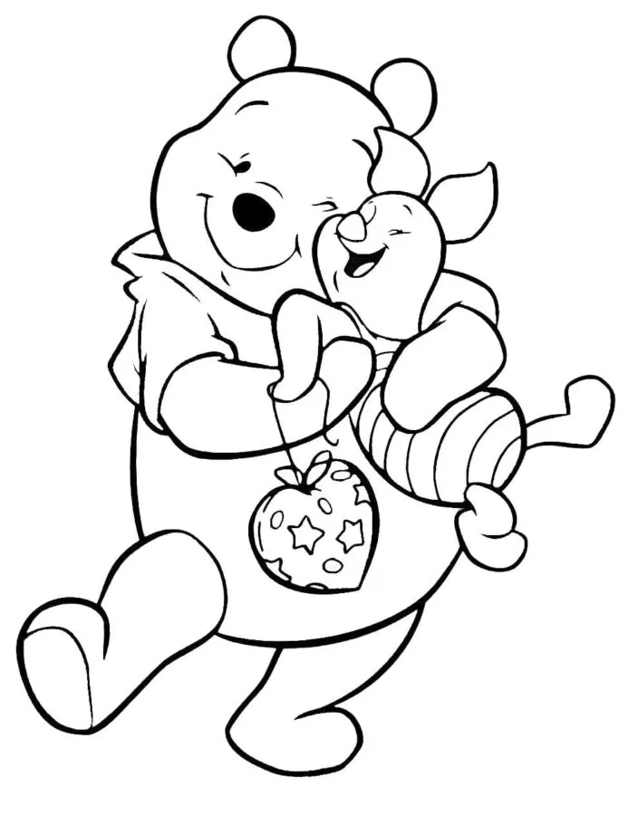 Dibujos para colorear e imprimir Winnie The Pooh