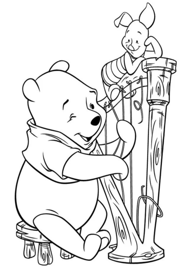 Dibujos para colorear e imprimir Winnie The Pooh