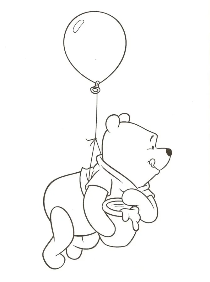 Dibujos para colorear e imprimir Winnie The Pooh