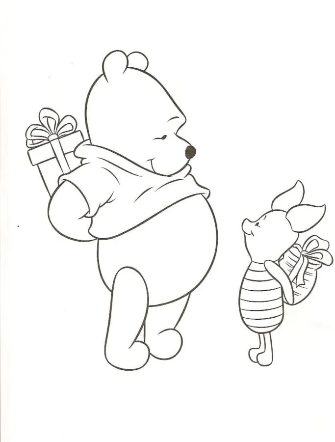 Dibujos para colorear e imprimir Winnie The Pooh