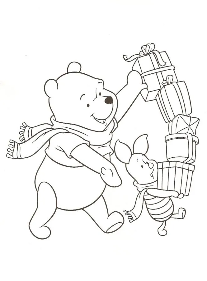 Dibujos para colorear e imprimir Winnie The Pooh