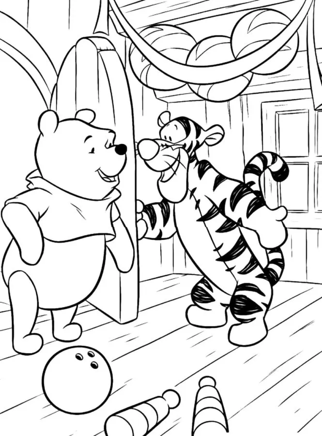 Dibujos para colorear e imprimir Winnie The Pooh