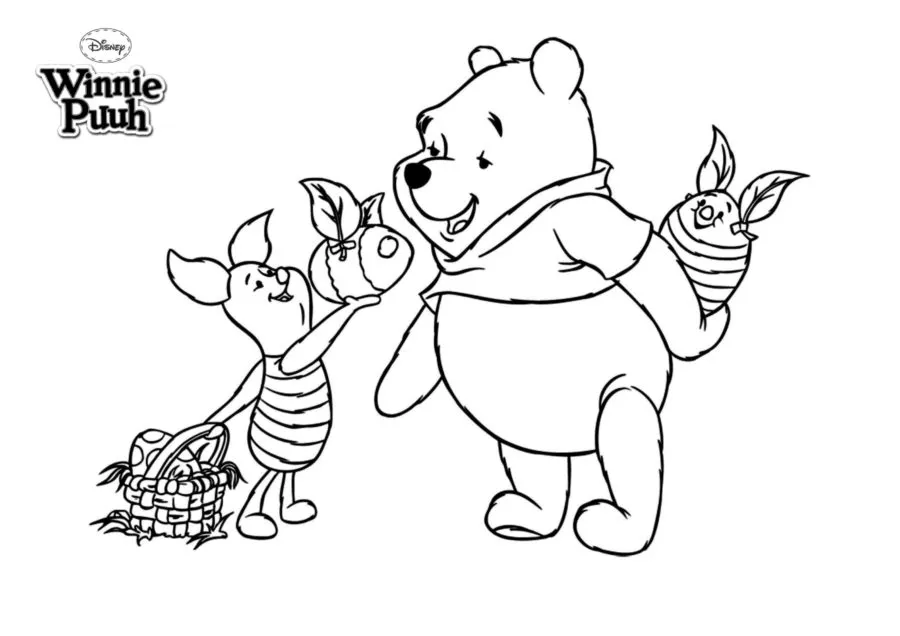 Dibujos para colorear e imprimir Winnie The Pooh