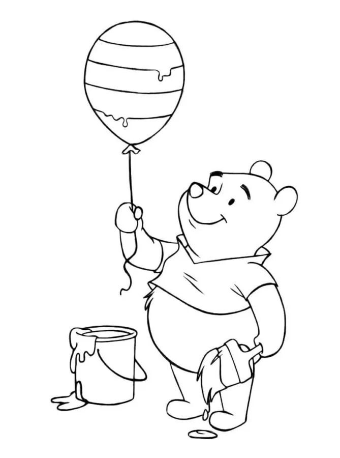 Dibujos para colorear e imprimir Winnie The Pooh