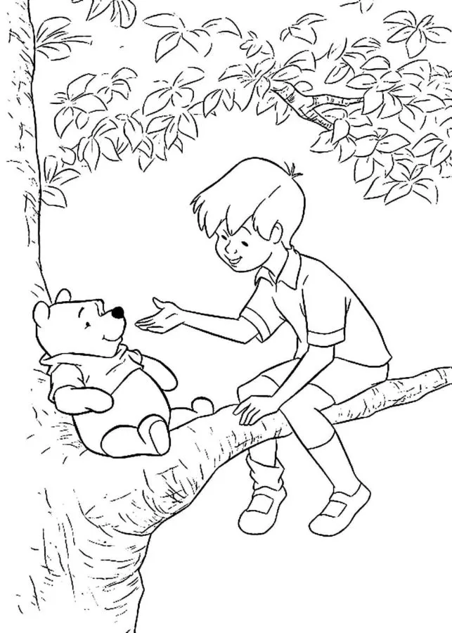 Dibujos para colorear e imprimir Winnie The Pooh