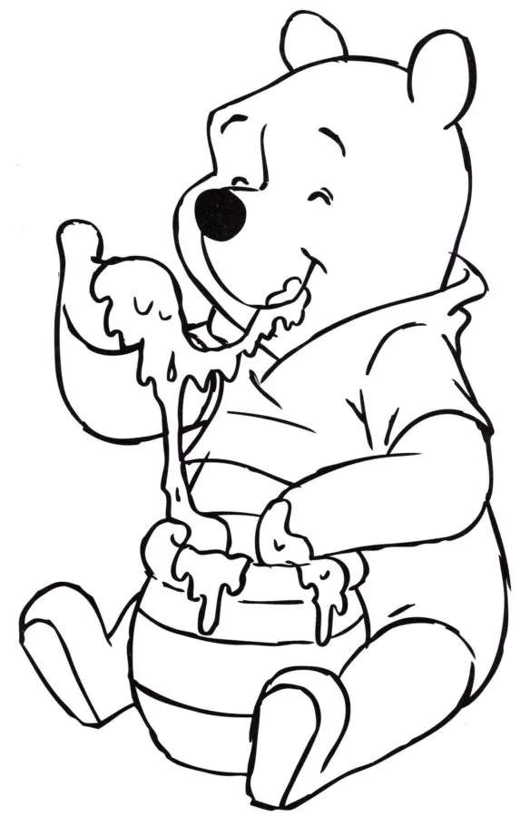 Dibujos para colorear e imprimir Winnie The Pooh