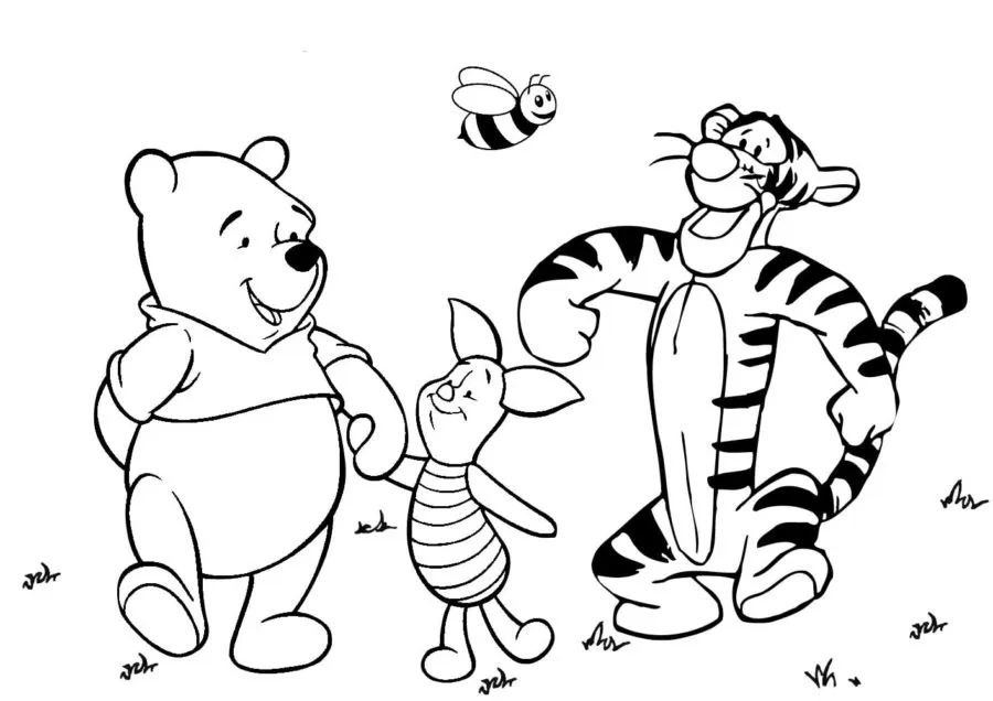 Dibujos para colorear e imprimir Winnie The Pooh