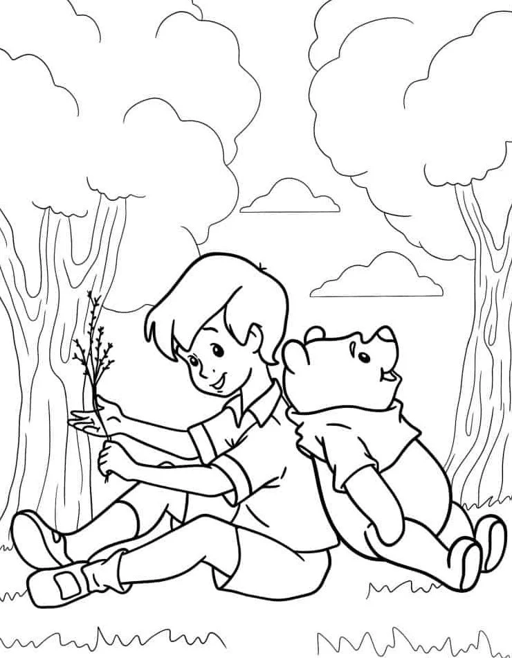 Dibujos para colorear e imprimir Winnie The Pooh