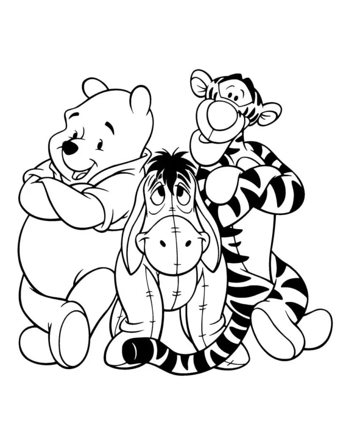 Dibujos para colorear e imprimir Winnie The Pooh