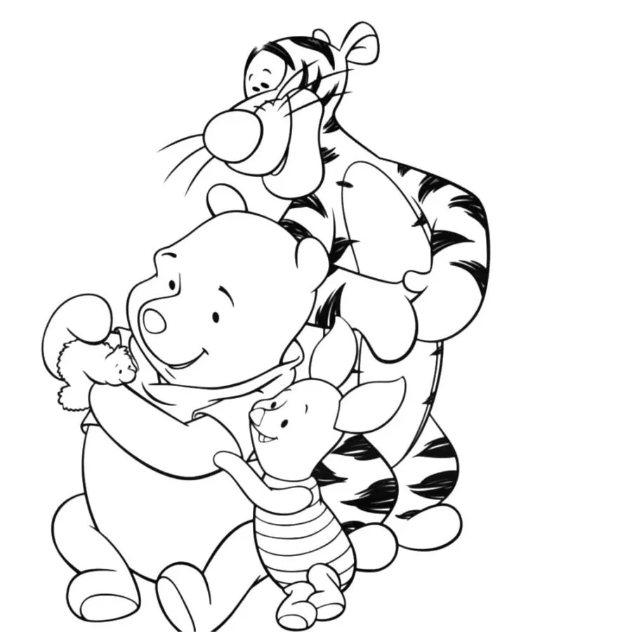 Dibujos para colorear e imprimir Winnie The Pooh