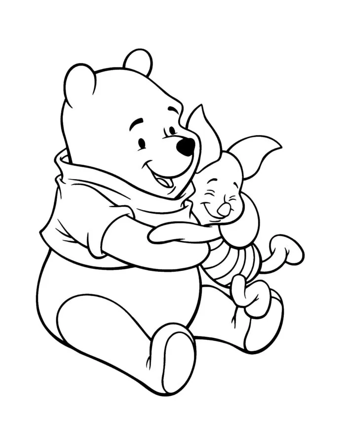 Dibujos para colorear e imprimir Winnie The Pooh