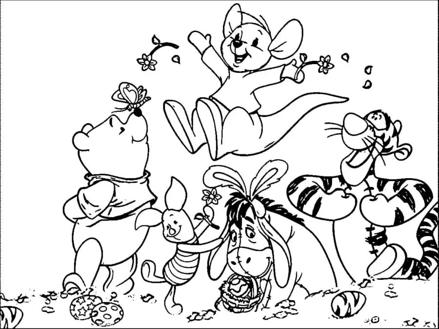 Dibujos para colorear e imprimir Winnie The Pooh