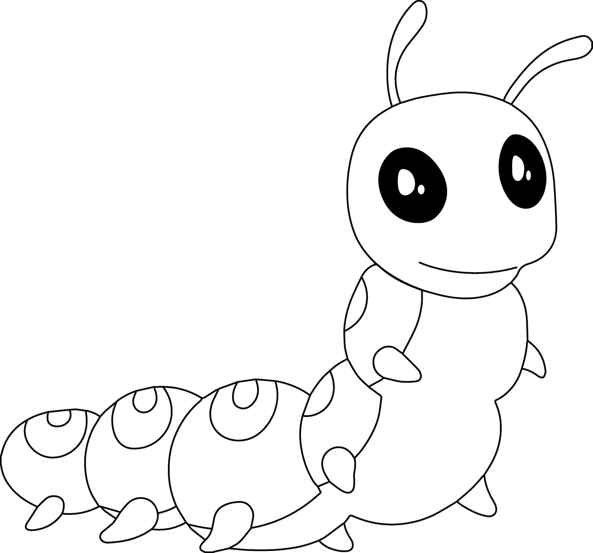 Dibujos para colorear e imprimir Worm