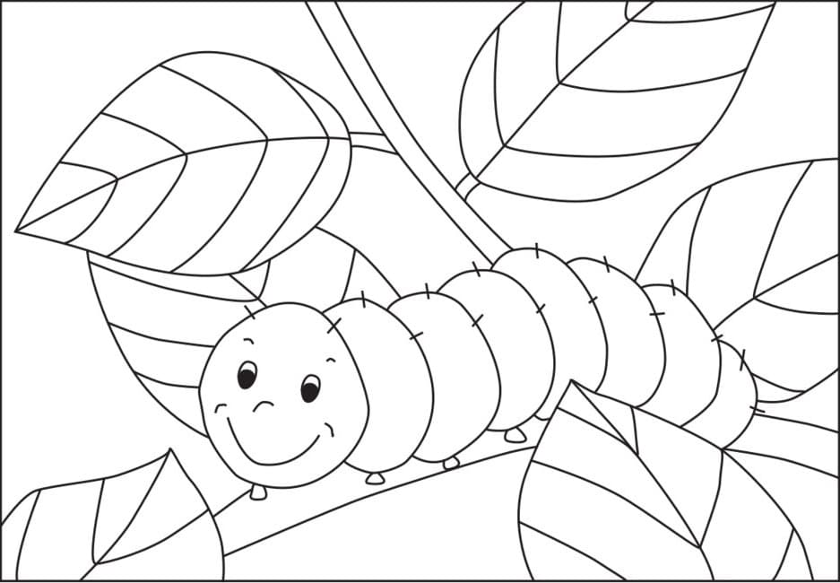 Dibujos para colorear e imprimir Worm