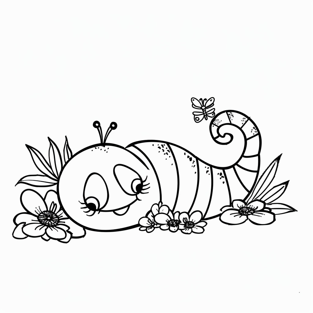 Dibujos para colorear e imprimir Worm