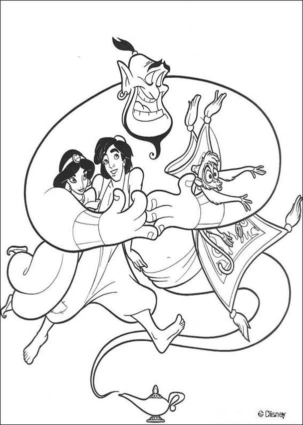 aladdin coloring page 16