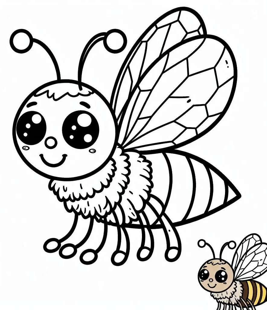 Dibujos para colorear e imprimir Bees