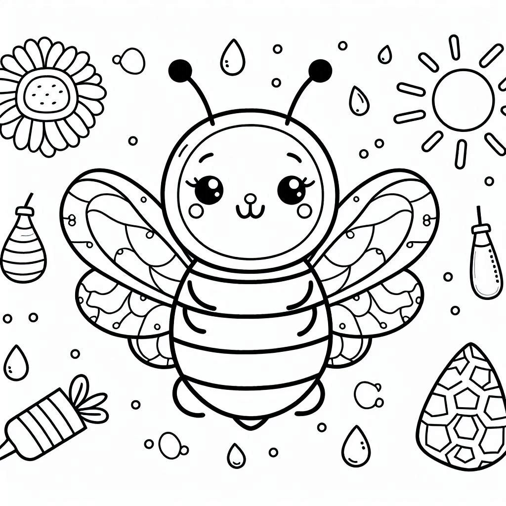 Dibujos para colorear e imprimir Bees