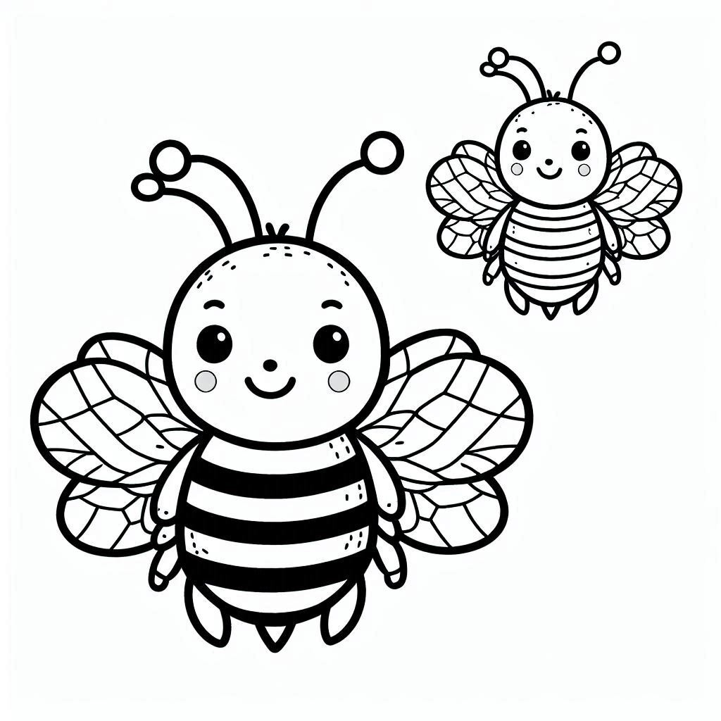 Dibujos para colorear e imprimir Bees