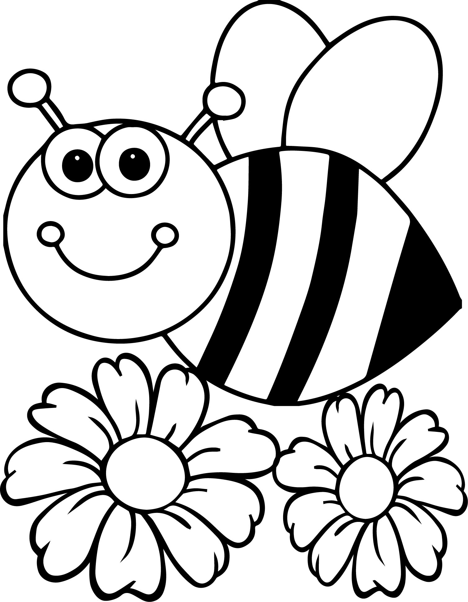 Dibujos para colorear e imprimir Bees