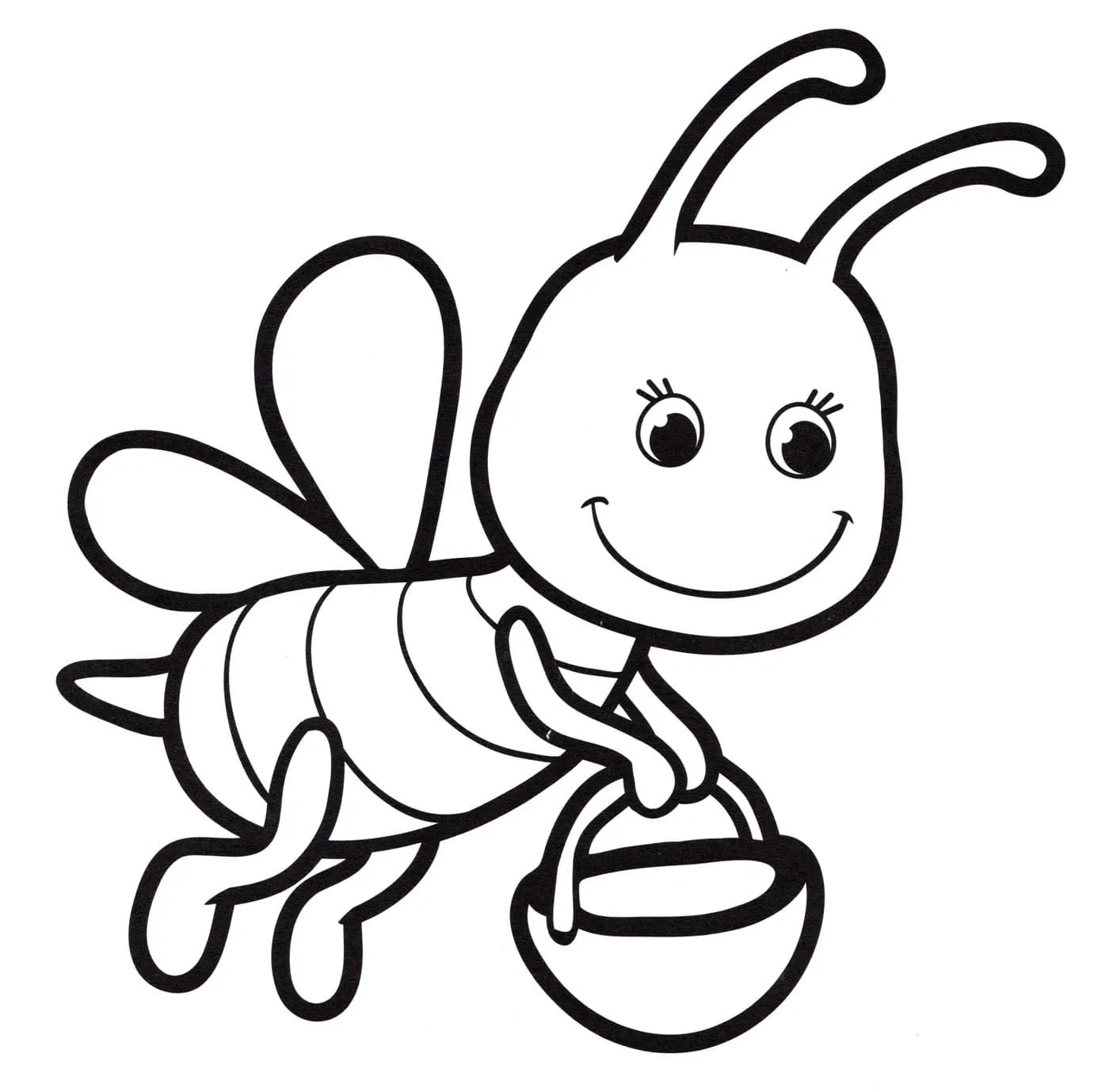 Dibujos para colorear e imprimir Bees