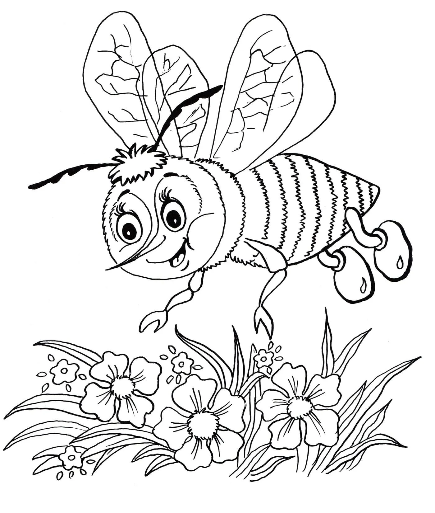 Dibujos para colorear e imprimir Bees