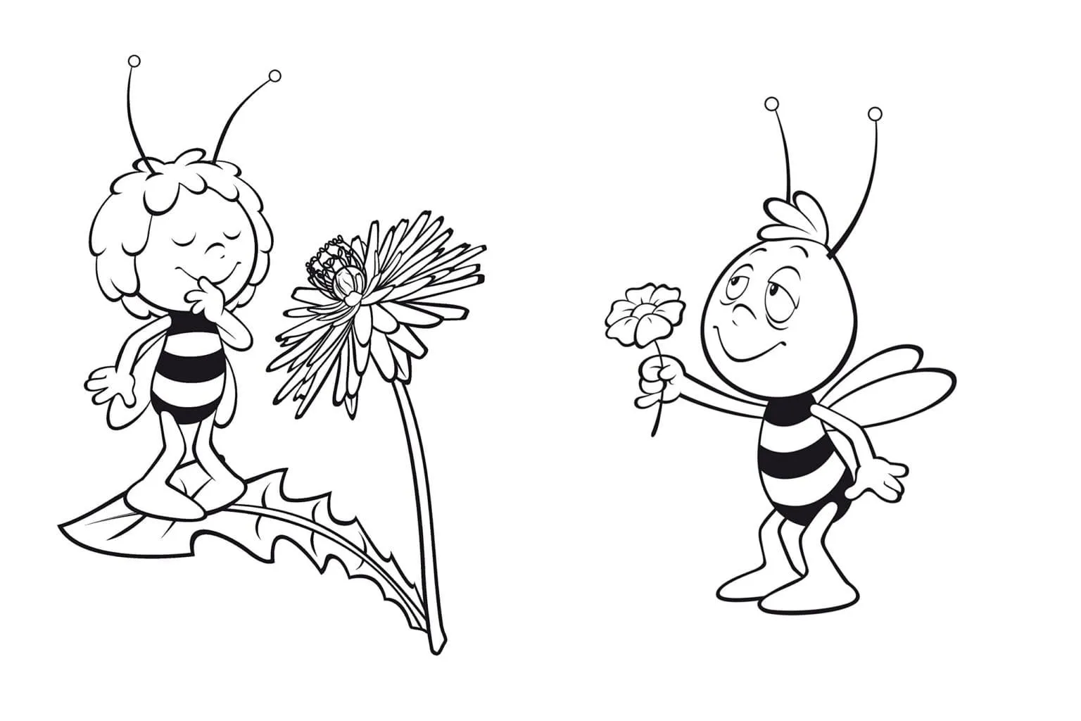 Dibujos para colorear e imprimir Bees