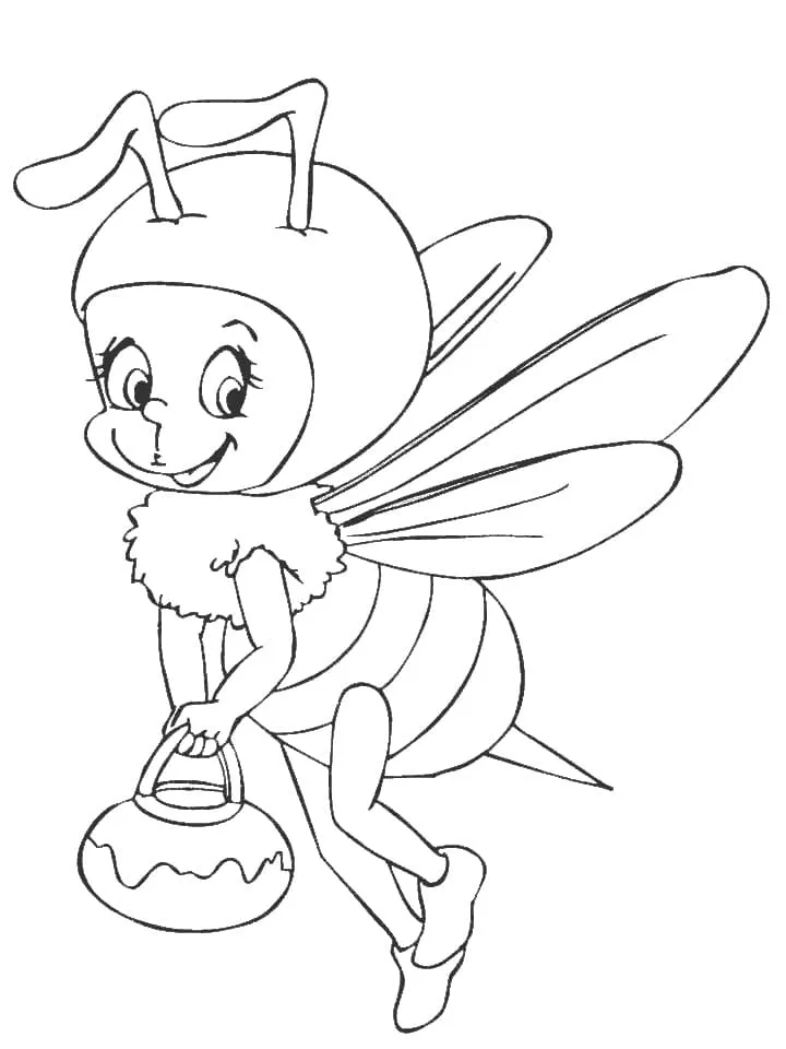 Dibujos para colorear e imprimir Bees