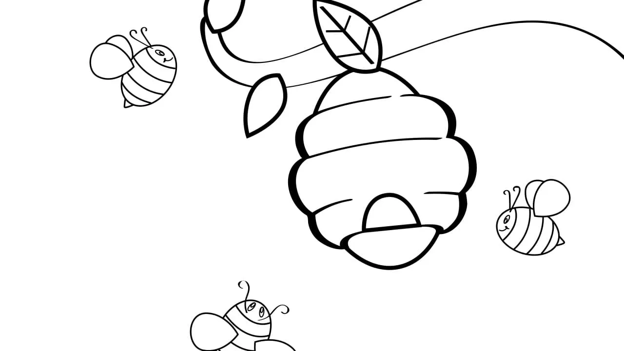 Dibujos para colorear e imprimir Bees