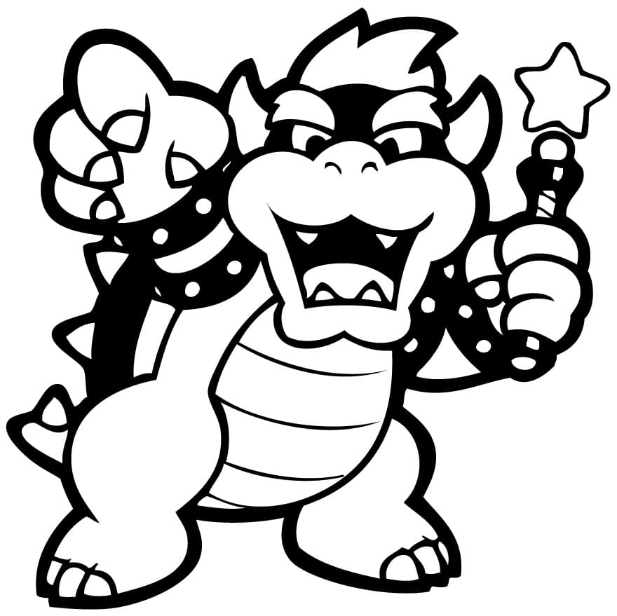 bowser coloring pages 32