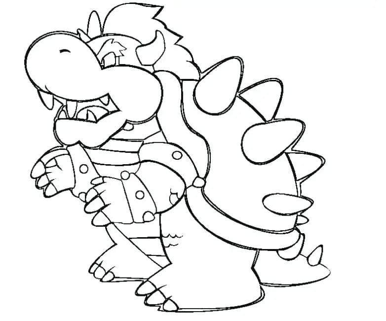 Dibujos para colorear e imprimir Bowser