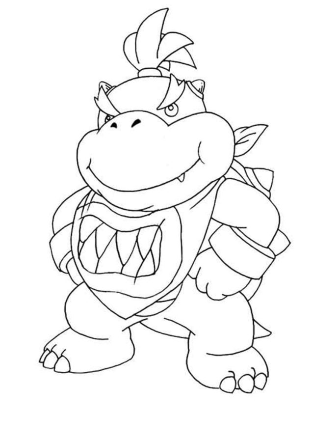 Dibujos para colorear e imprimir Bowser