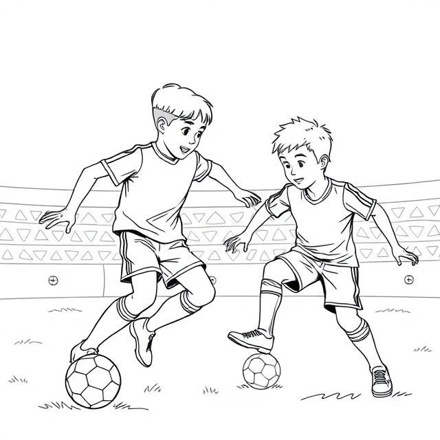 Dibujos para colorear e imprimir Football