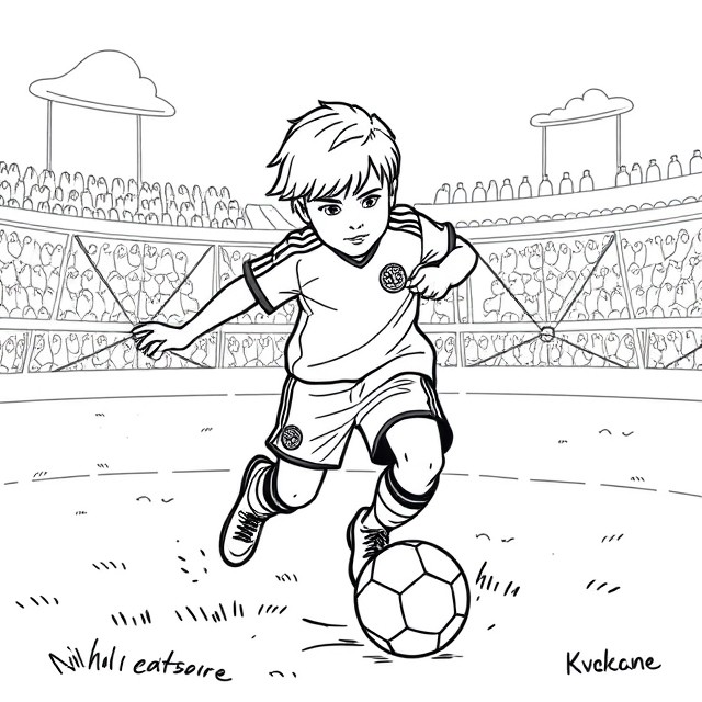 Dibujos para colorear e imprimir Football