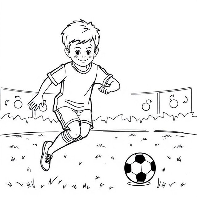 Dibujos para colorear e imprimir Football