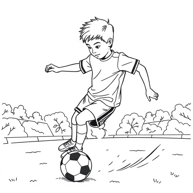 Dibujos para colorear e imprimir Football