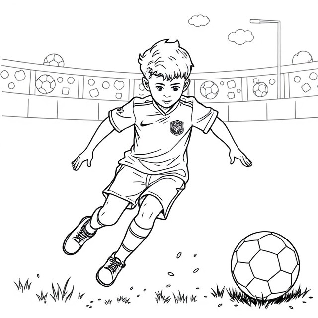 Dibujos para colorear e imprimir Football