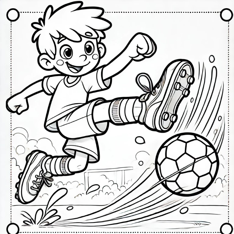 Dibujos para colorear e imprimir Football