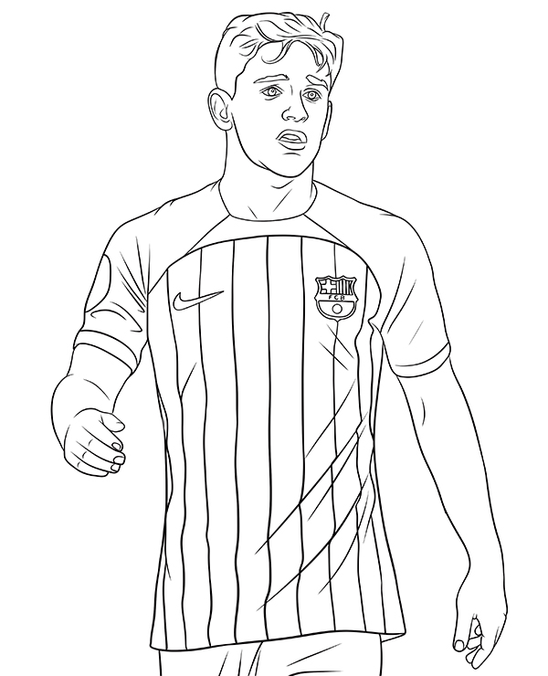 Dibujos para colorear e imprimir Football