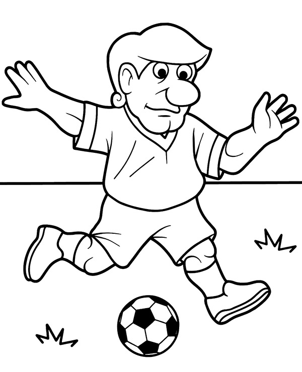 Dibujos para colorear e imprimir Football