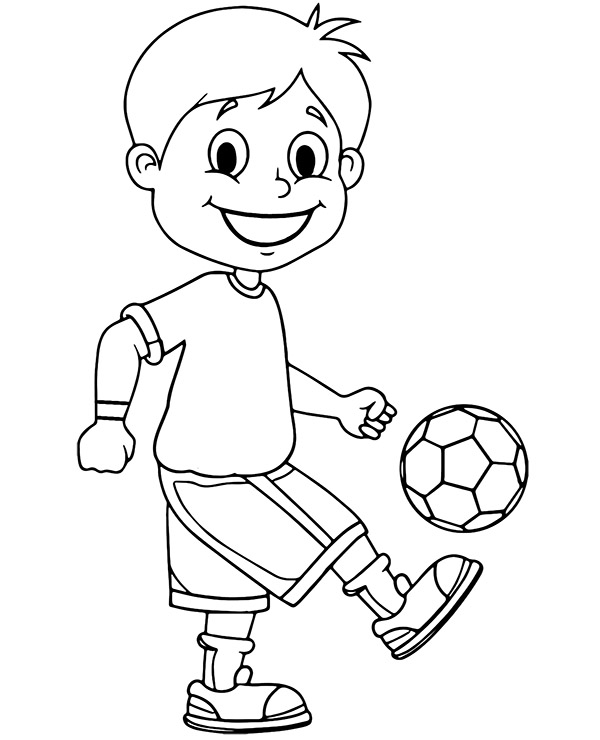 Dibujos para colorear e imprimir Football