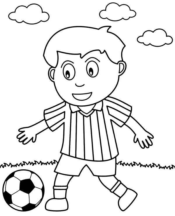 Dibujos para colorear e imprimir Football