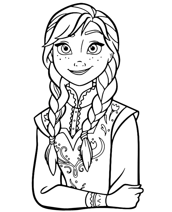 Dibujos para colorear e imprimir Frozen