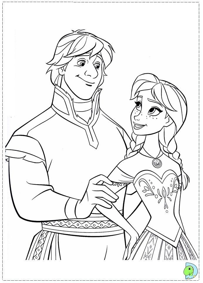 Dibujos para colorear e imprimir Frozen