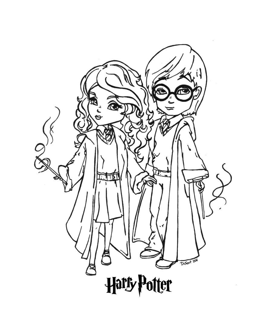 Dibujos para colorear e imprimir Harry Potter